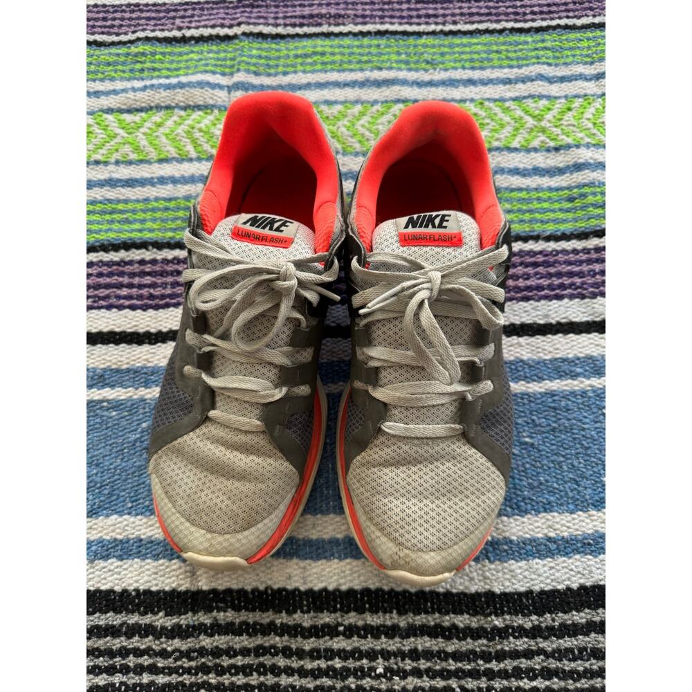 Nike Lunar Flash Orange Shoes 7.5 - Picture 2 of 7